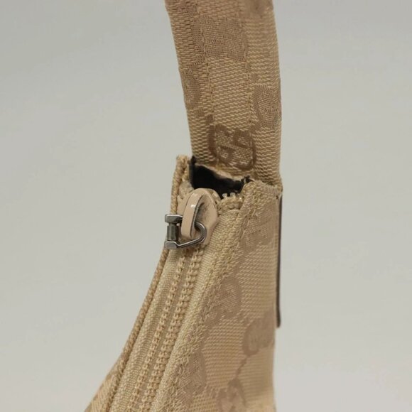 GUCCI GG Canvas Shoulder Bag Beige 001 3386 Auth - Picture 9 of 16